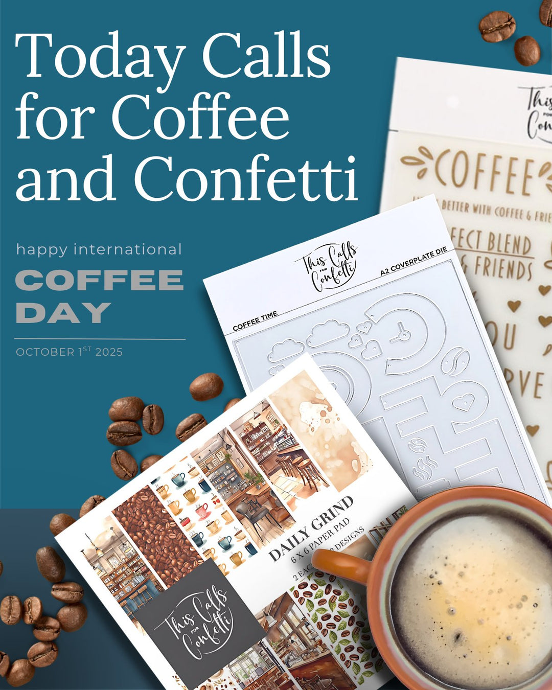 ☕ International Coffee Day with This Calls for Confetti