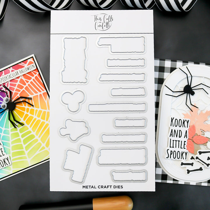 Kooky Spooky Outline Dies