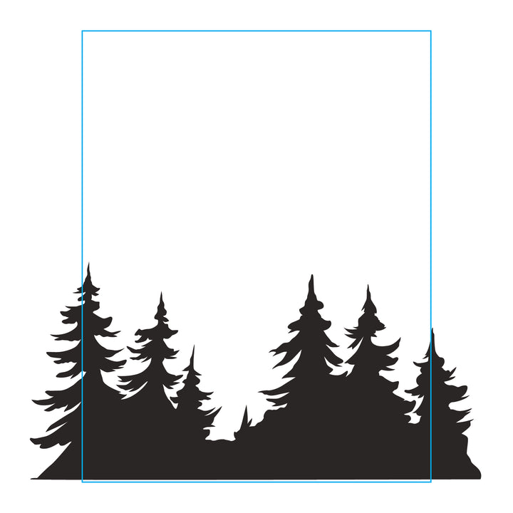 Forest Landscape Stencil Set