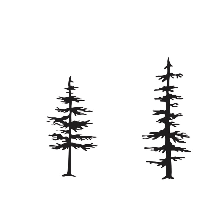 Forest Landscape Stencil Set