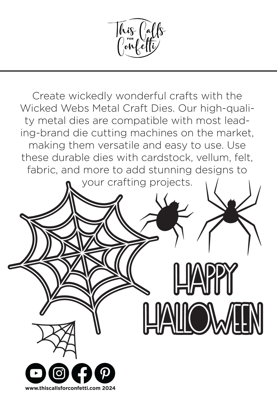 Wicked Webs Metal Craft Dies