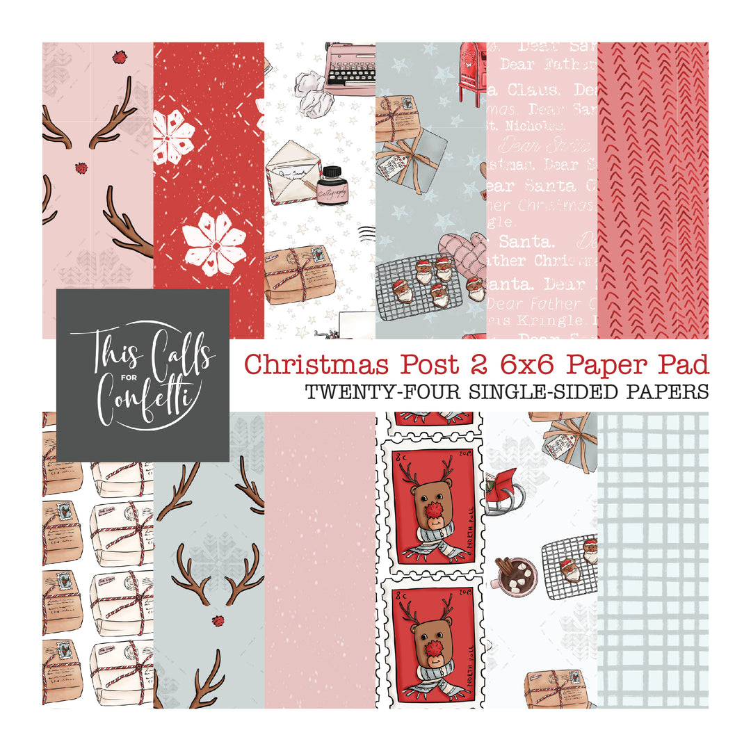 Christmas Post 2 6 x 6 Paper Pad