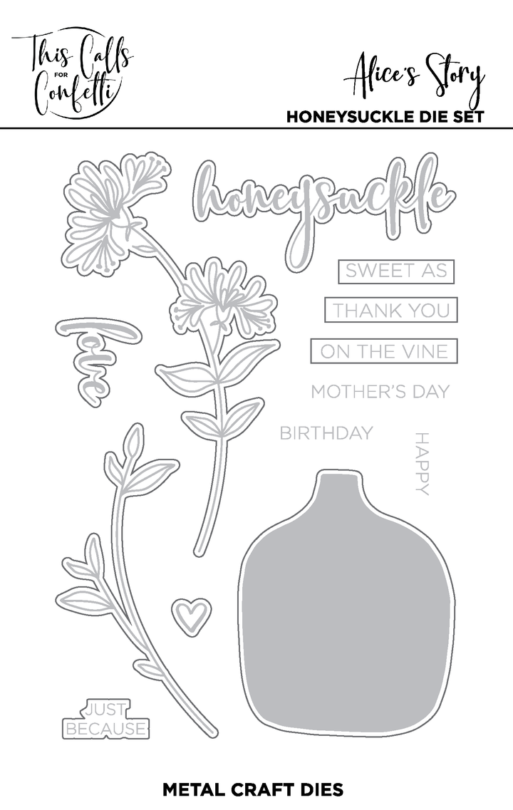 Alice's Story - Honeysuckle Outline Dies