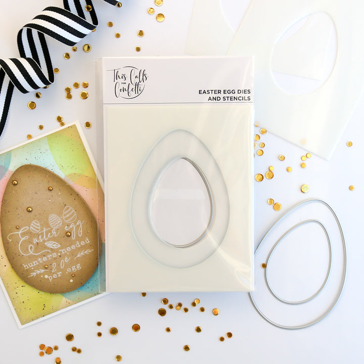 Easter Egg Dies and Stencils Bundle