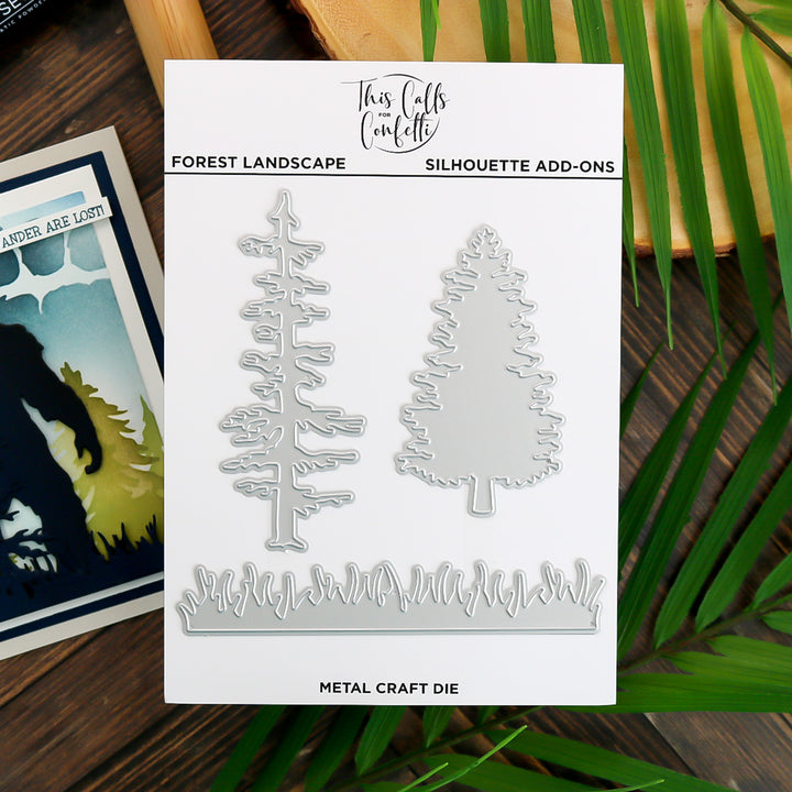 Forest Landscape Metal Craft Die Add-Ons