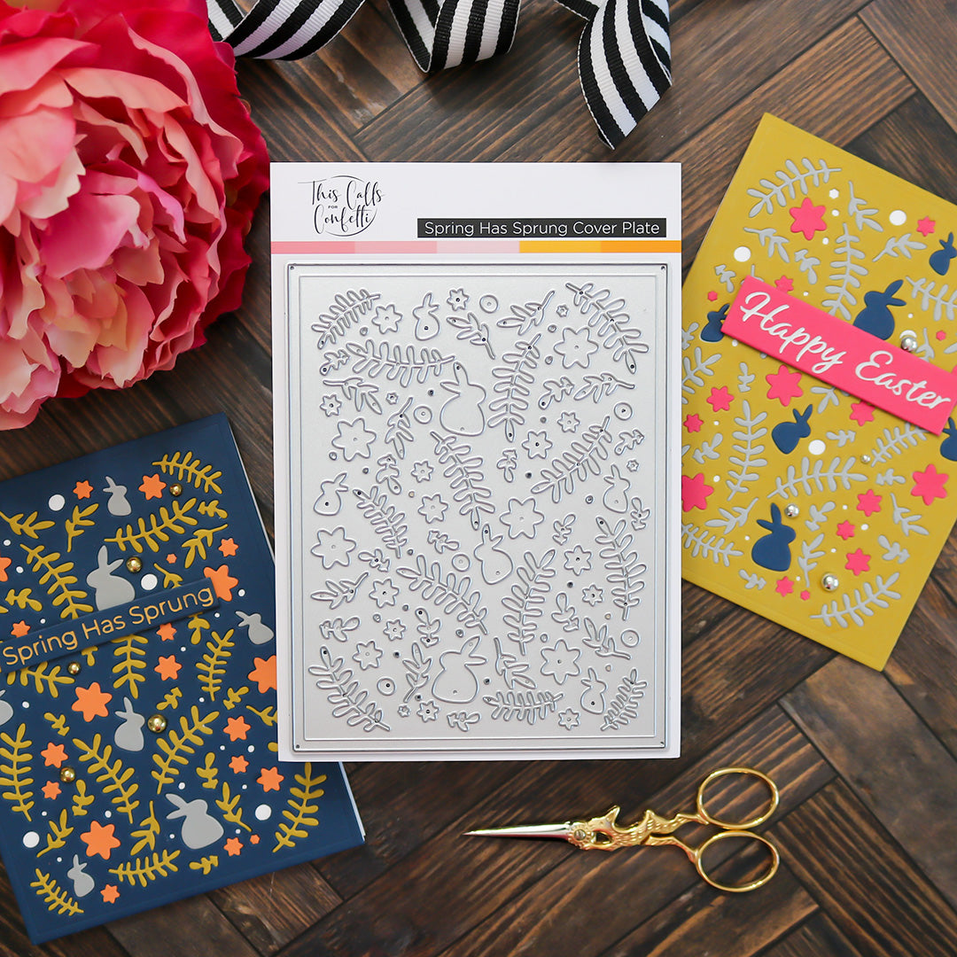 Spring Has Sprung Cover Plate Die