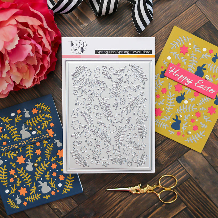 Spring Has Sprung Cover Plate Die