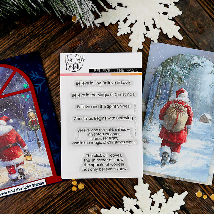 Believe In The Magic 3 x 4 Stamp Set