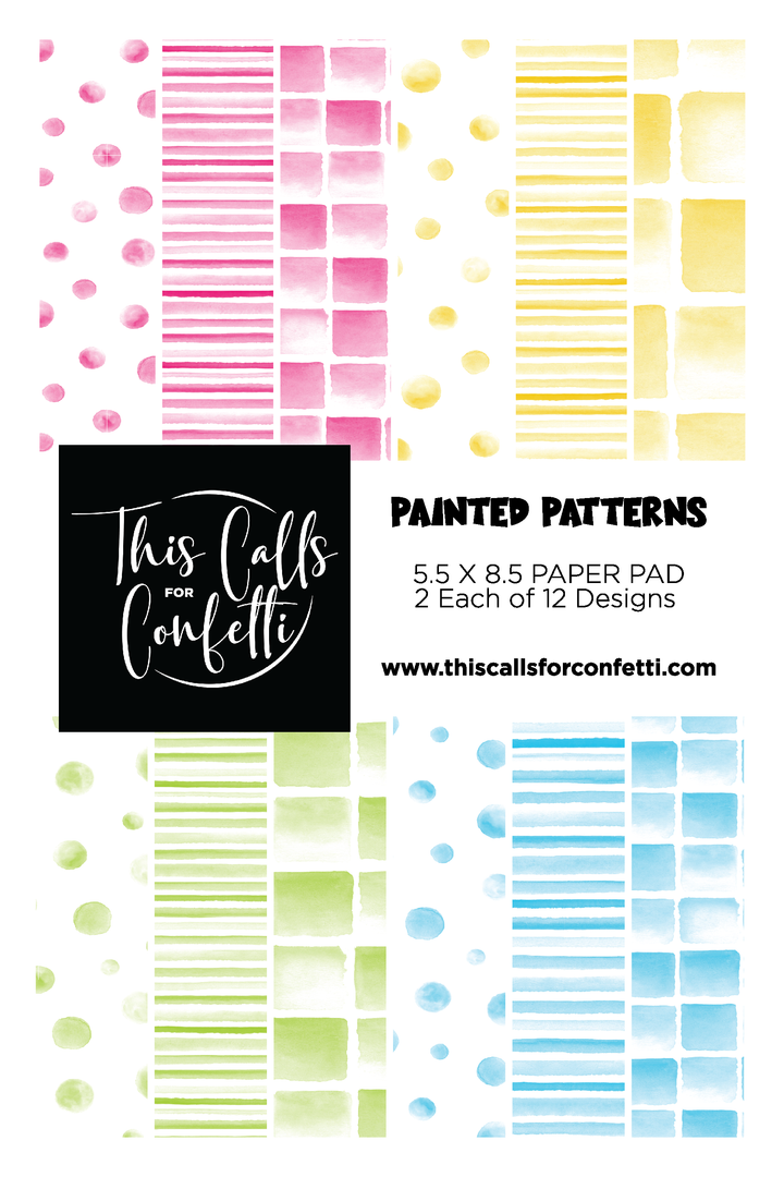 Painted Patterns 5.5 x 8.5 Paper Pad