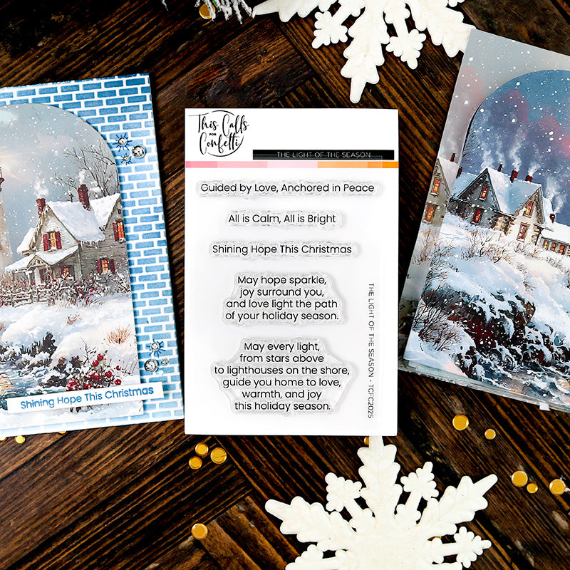 The Light of the Season 3 x 4 Stamp Set