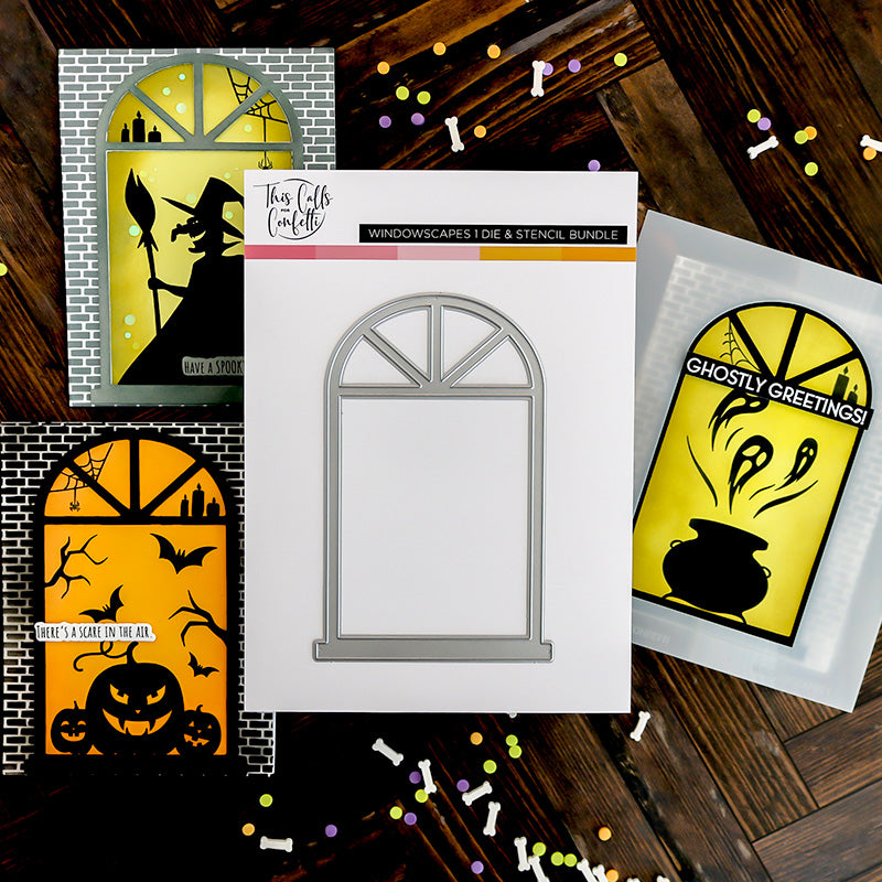 Windowscapes 1 Stencil & Die Bundle