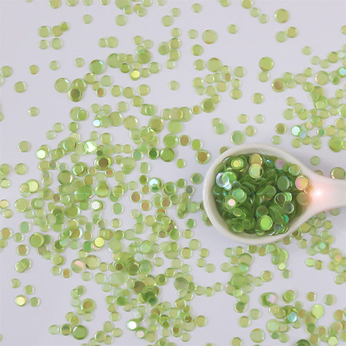 Iridescent Green Sequin Confetti