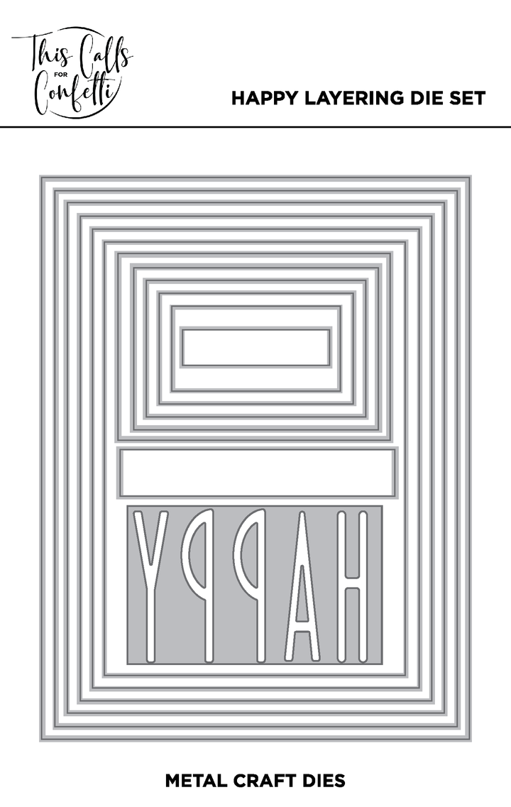 Happy Layering Die Set