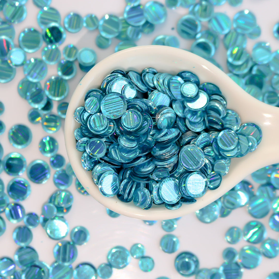 Turquoise Tinsel Sequin Confetti