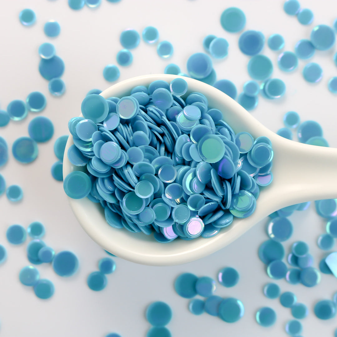 Opaque Iridescent Turquoise