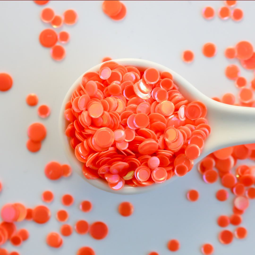 Opaque Iridescent Orange