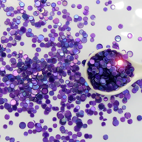 Iridescent Purple Sequin Confetti