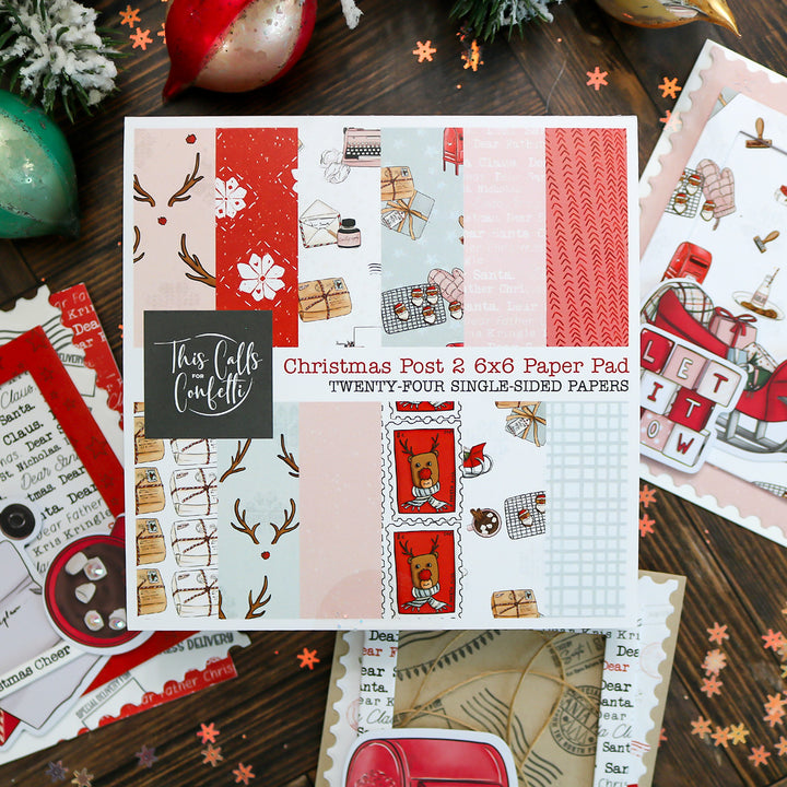 Christmas Post 2 6 x 6 Paper Pad