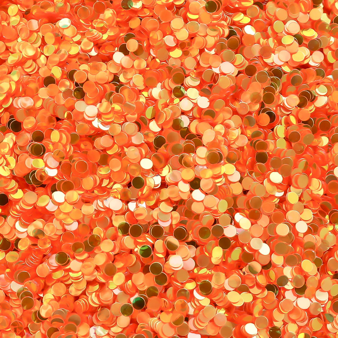 Teeny Tiny Confetti Sequins -Tangerine