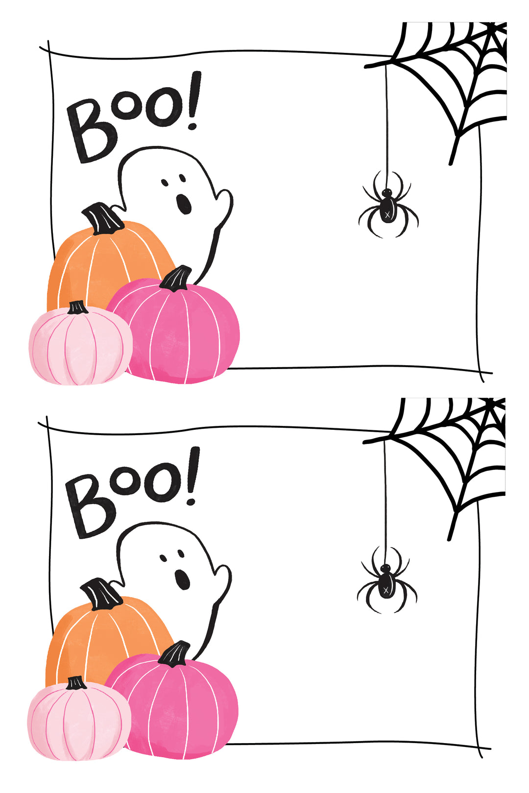 BOO! 5.5 x 8.5 Paper Pack