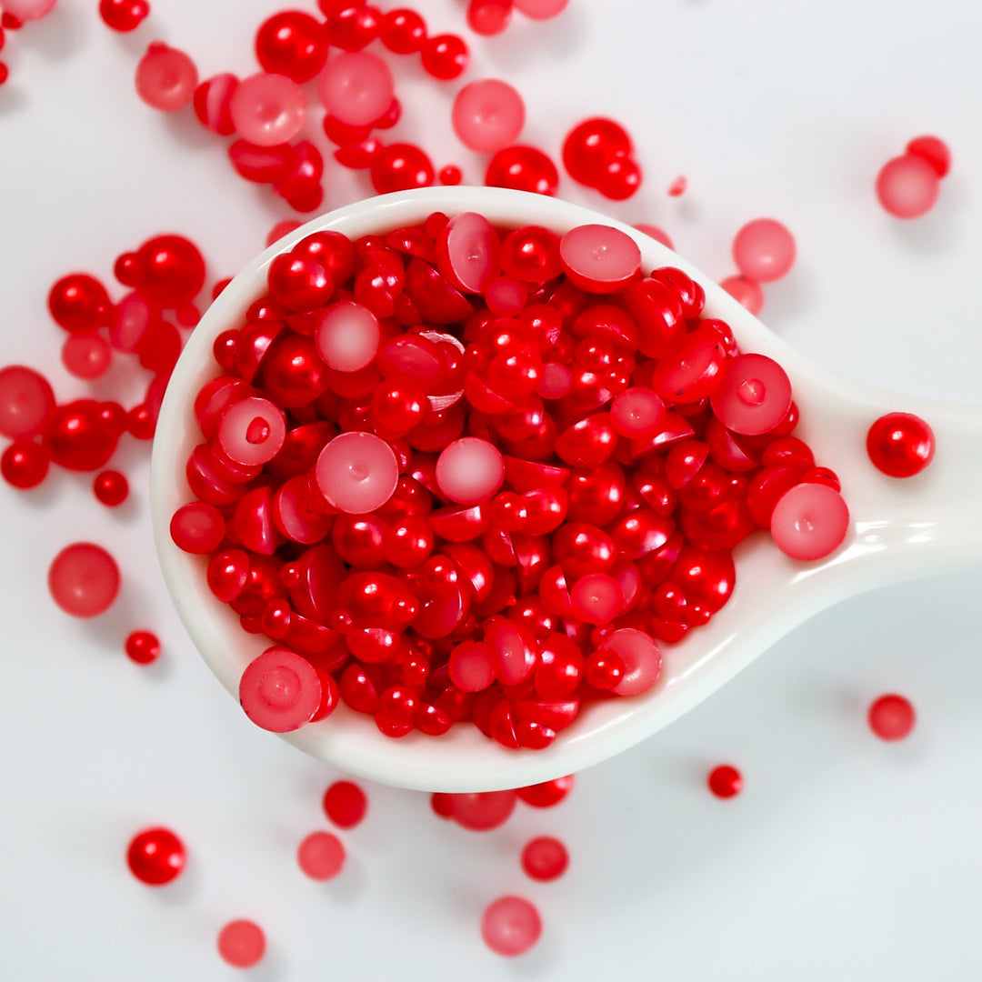 Red Pearl Embellishments