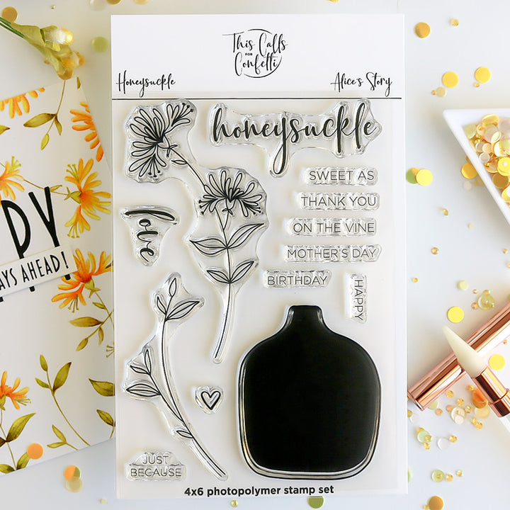 Alice's Story - Honeysuckle 4x6 Stamp Set