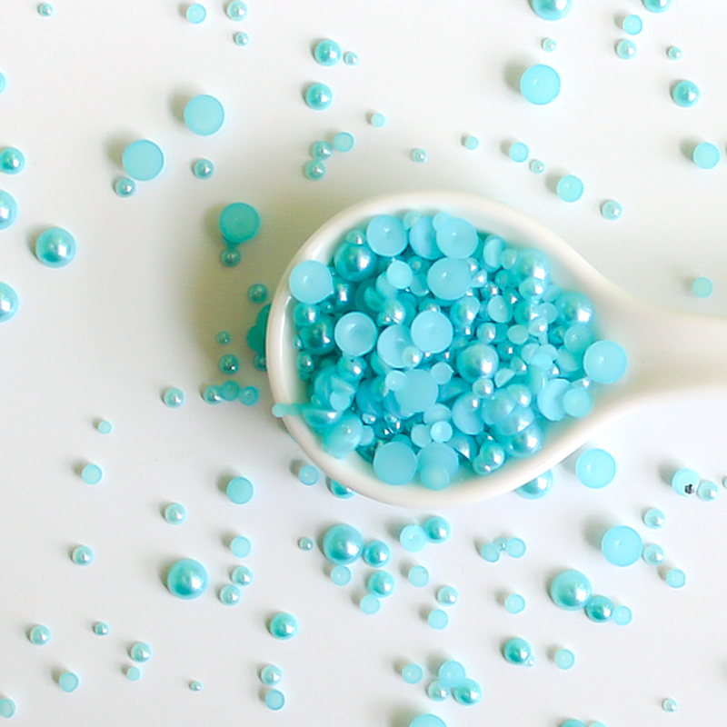 China Blue Pearl Embellishments