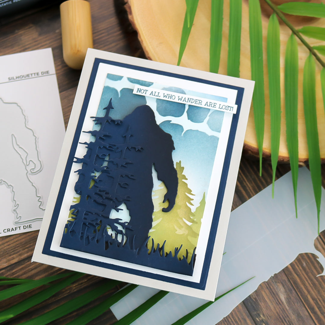 Bigfoot Footprint 6x6 Stencil