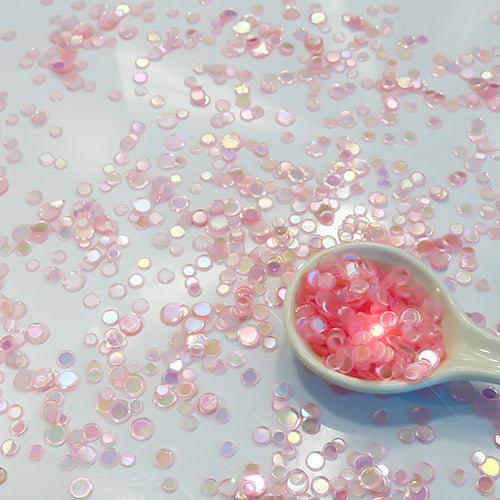 Iridescent Pink Sequin Confetti