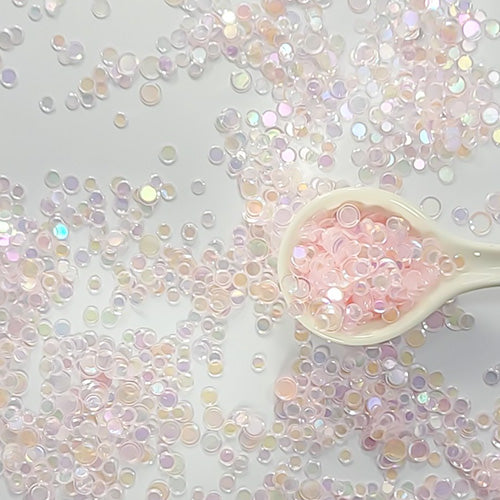 Iridescent Light Pink Sequin Confetti