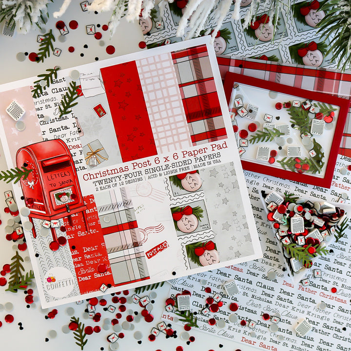 Christmas Post 6 x 6 Paper Pad