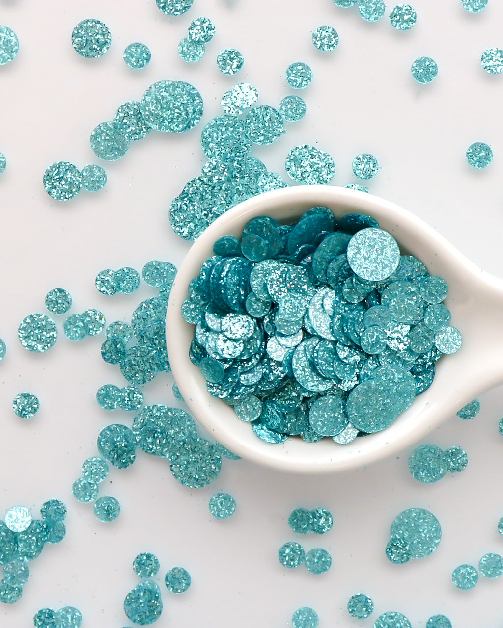 Turquoise Glitter Confetti