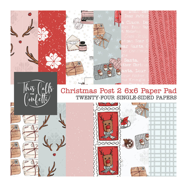Christmas Post 2 6 x 6 Paper Pad