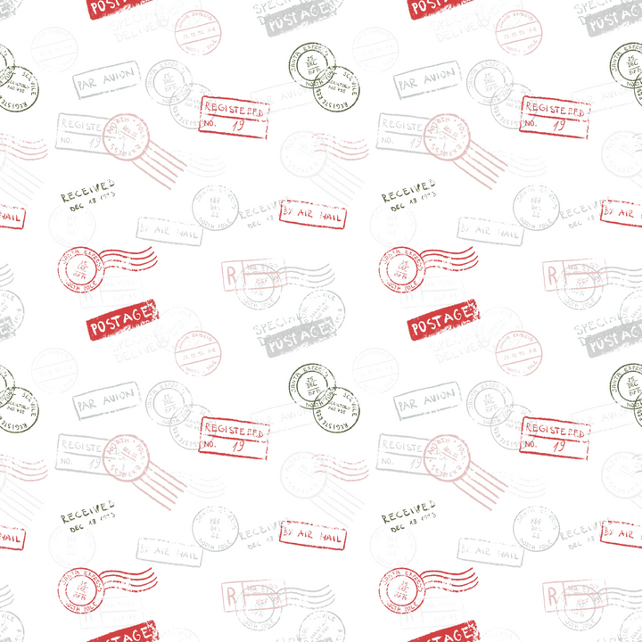 Christmas Post 6 x 6 Paper Pad