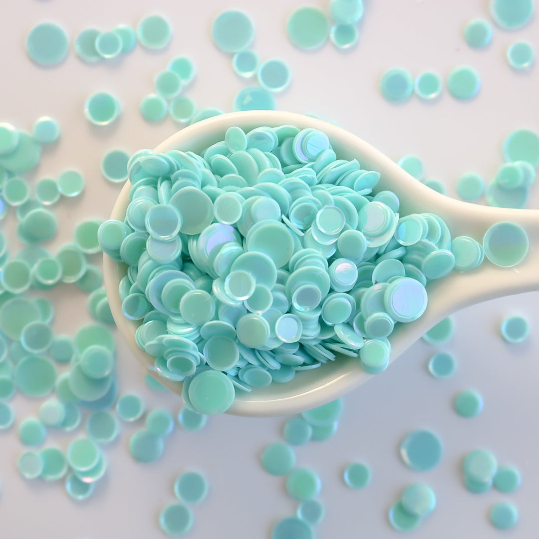 Opaque Iridescent Seafoam