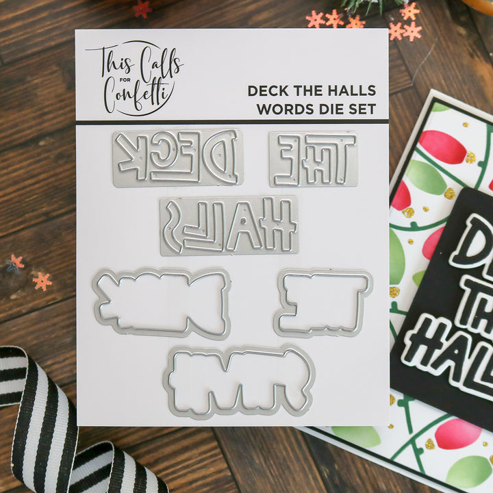 Deck the Halls Word Die Set