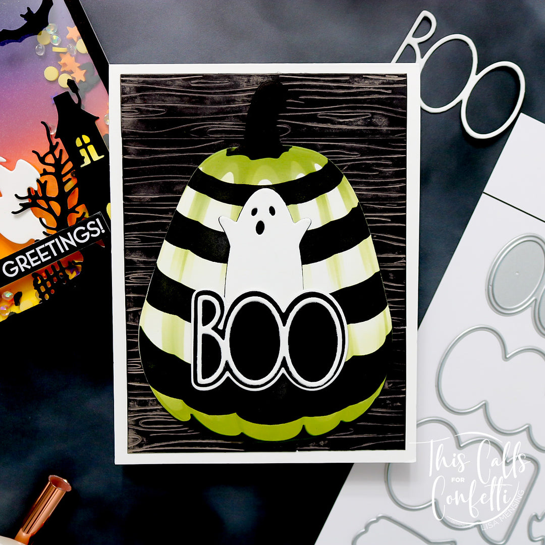 BOO-jee Pumpkin Layer Stencils & Die Set