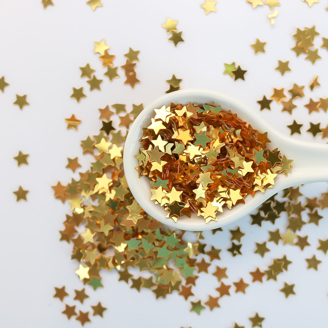 Stars - Gold Confetti Sequins