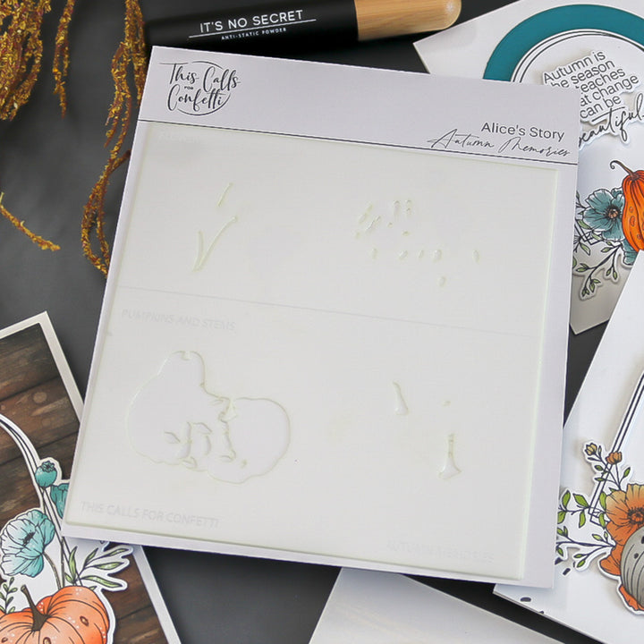 Alice's Story Autumn Memories Quick Color Stencils