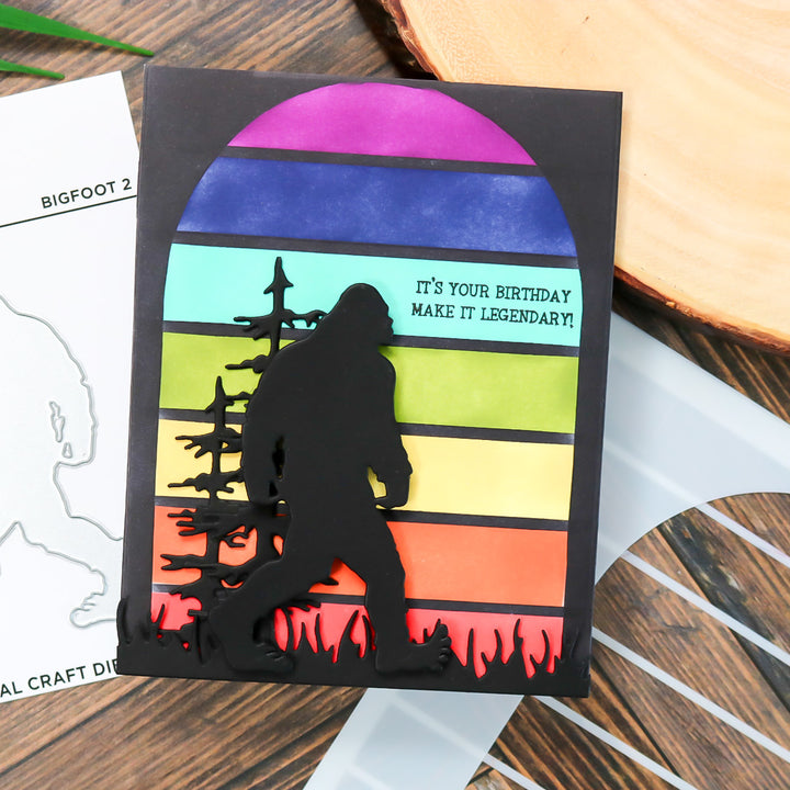 Retro Stripes Add-on Layering Mask, Stencil & Die Set