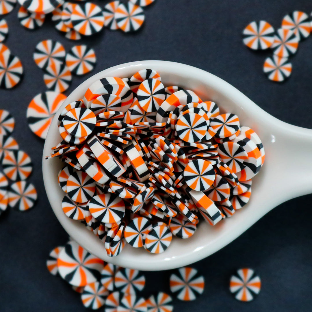 Pumpkin Peppermints Polymer Clay Confetti