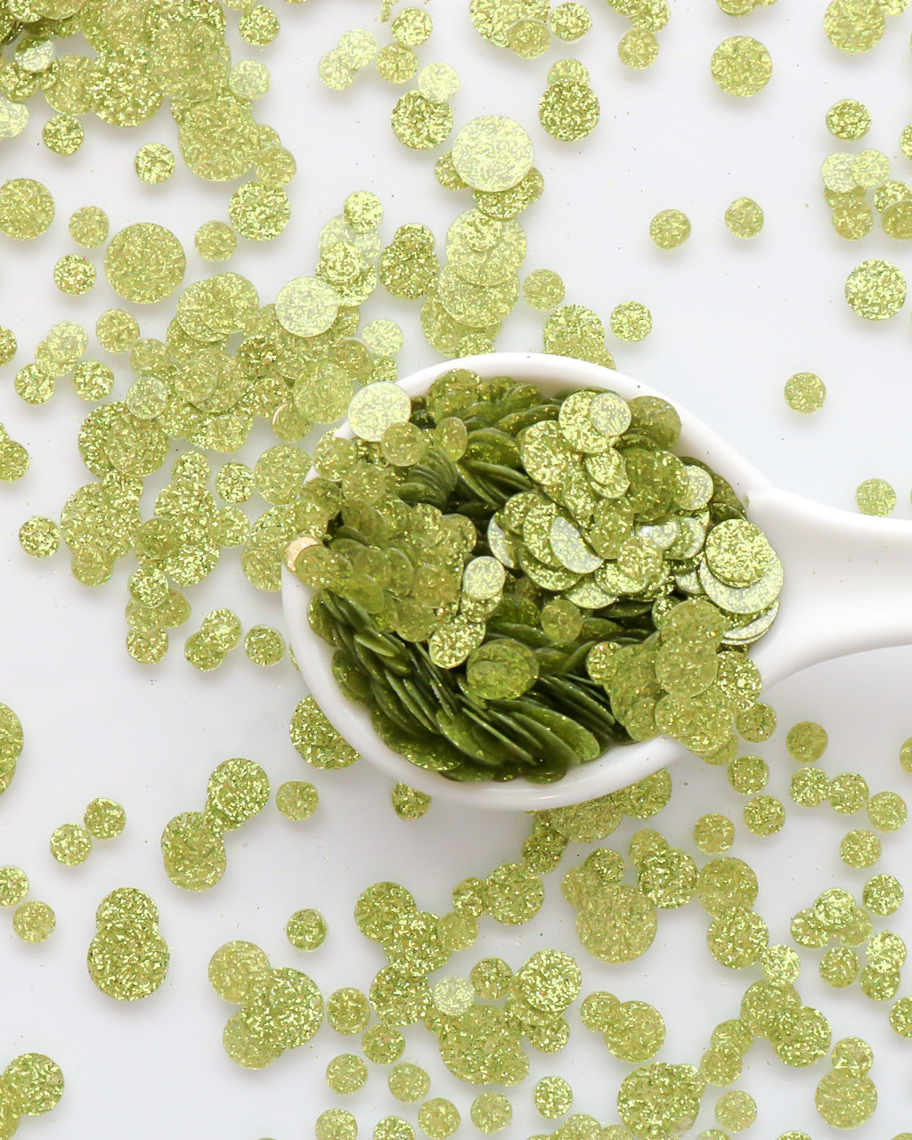 Green Glitter Confetti