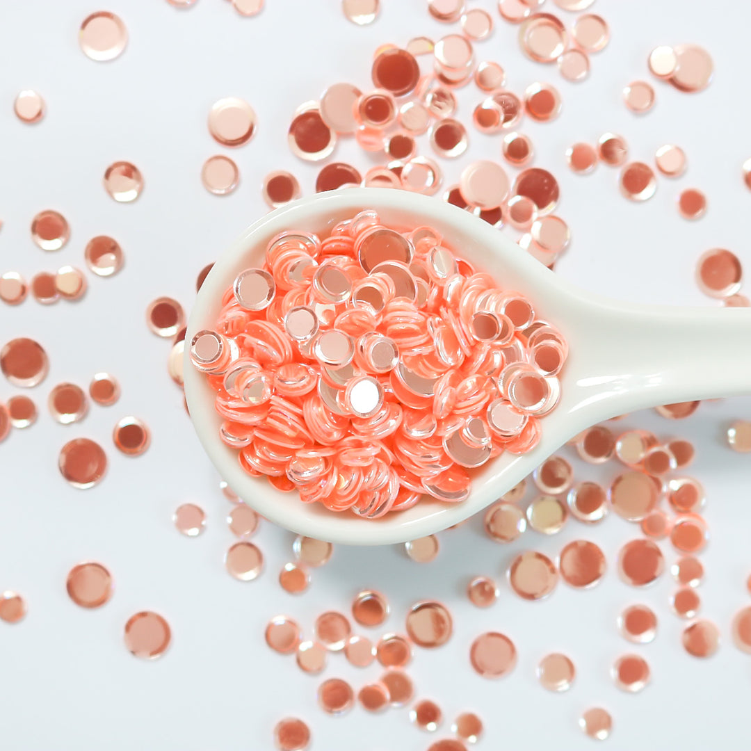 Lumi Orange Sequin Confetti