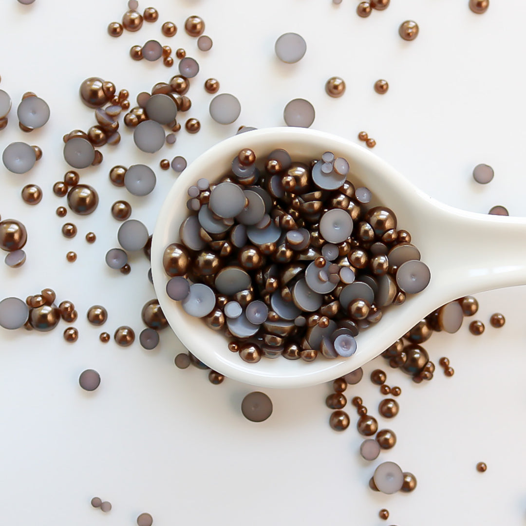 Brown Pearl Embellishments