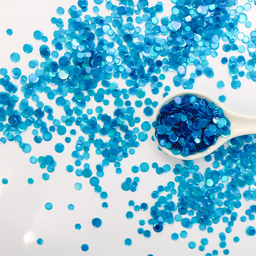 Iridescent Turquoise Sequin Confetti