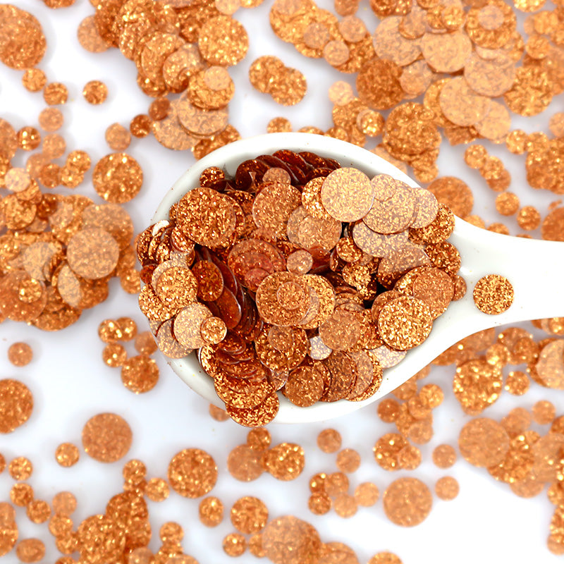 Bronze Glitter Confetti