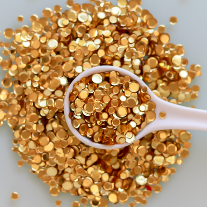 Metallic Gold Sequin Confetti