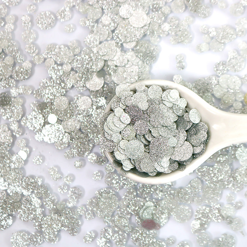 Silver Glitter Confetti