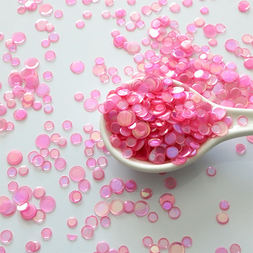 Iridescent Dark Pink Sequin Confetti