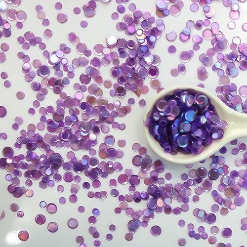 Iridescent Light Purple Sequin Confetti